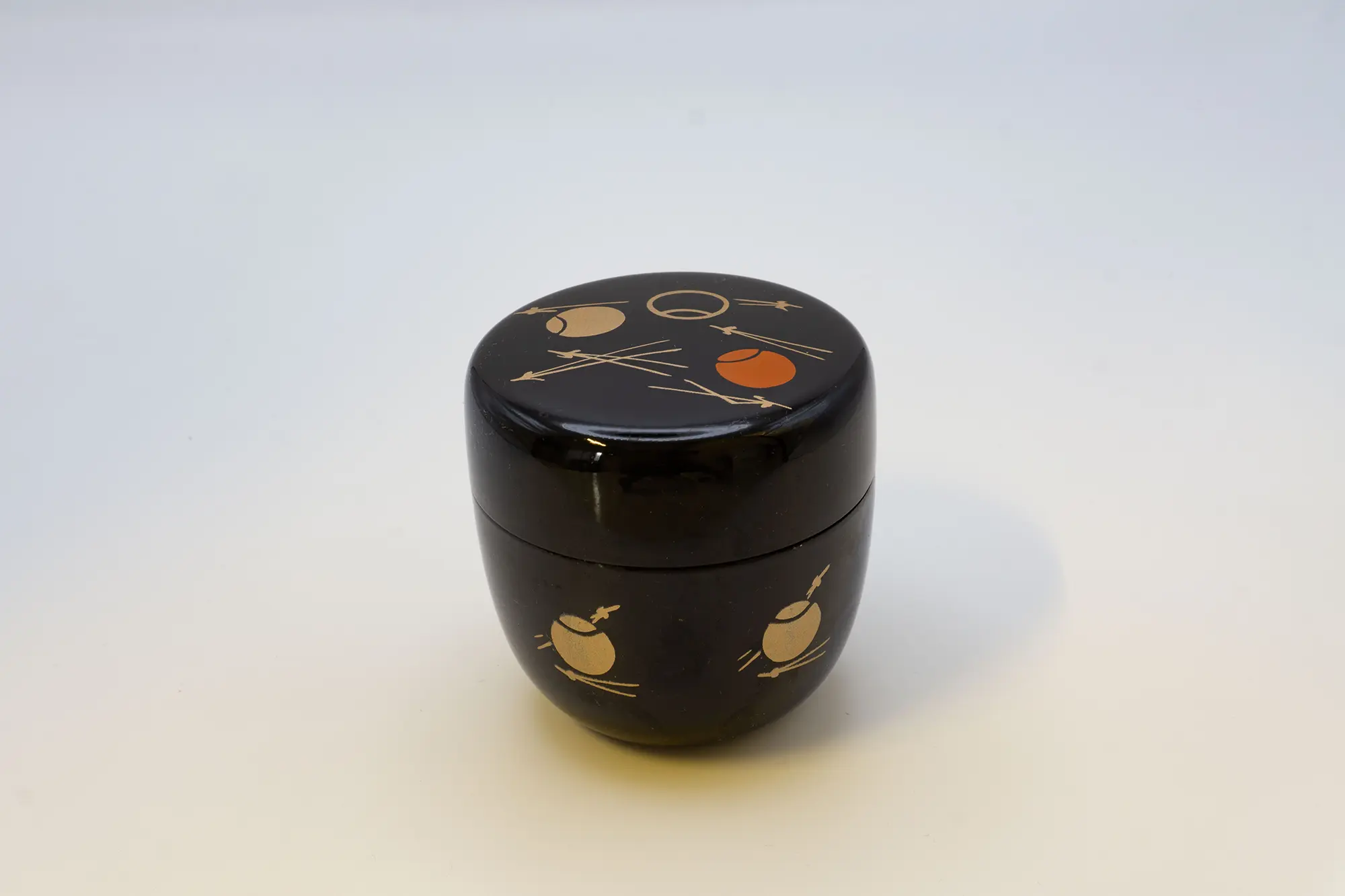 Black Natsume with Gold Details