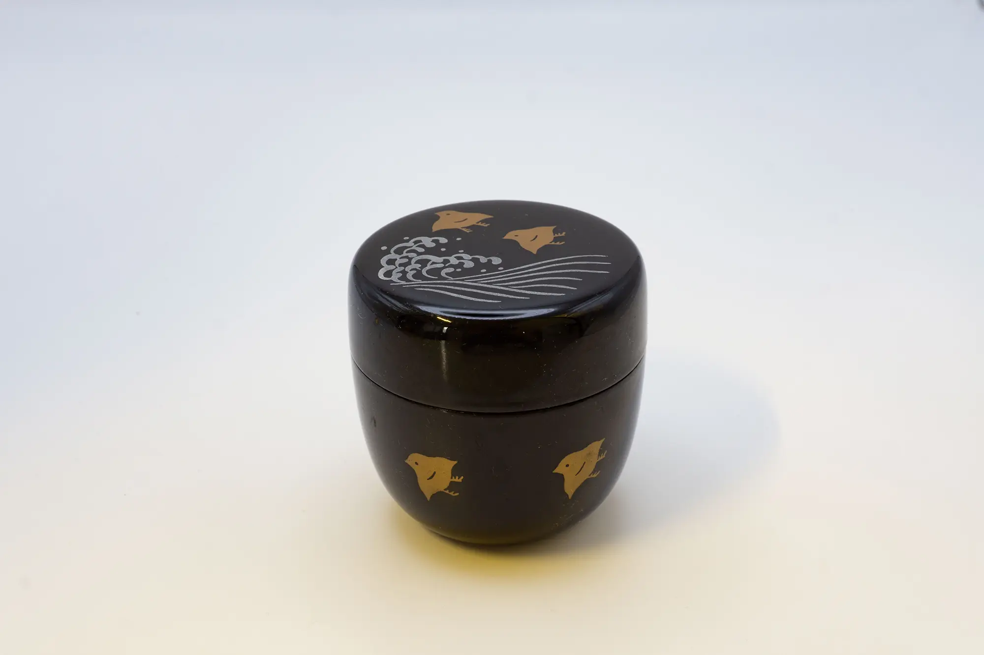 Birds and Sea Tea Caddy